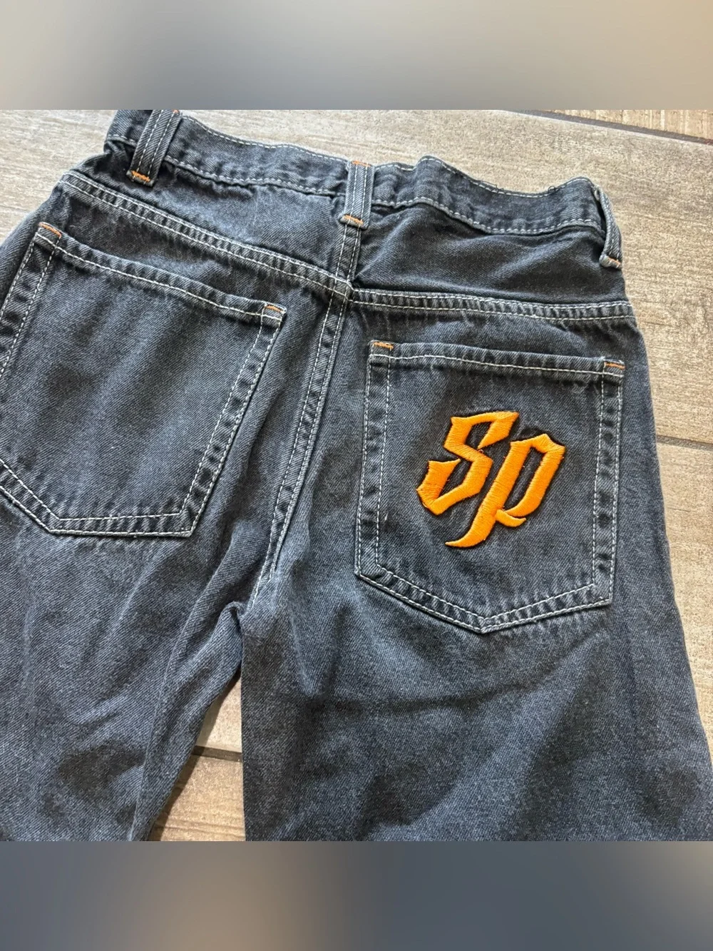 Vintage Y2K Southpole Denim Jeans Boys Youth 10 Baggy Dark Wash